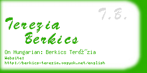 terezia berkics business card